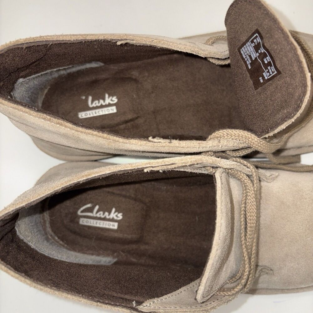 Clarks Collection Women's Acre Bridge Desert Boots Sand Suede Size 8 Med. U.S. - Picture 6 of 7